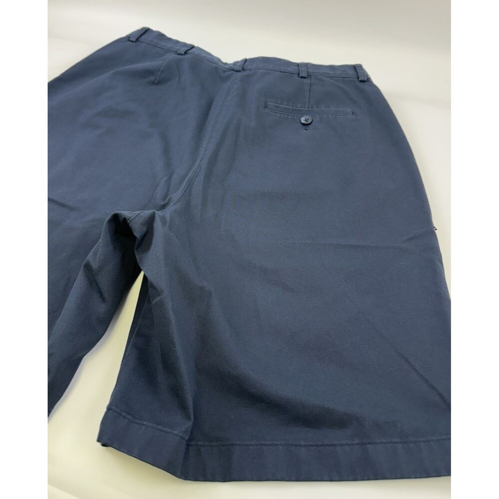LL Bean Original Fit Chino Bermuda Shorts 9" Navy Cotton 274910 Women Regular 16 - Picture 15 of 16